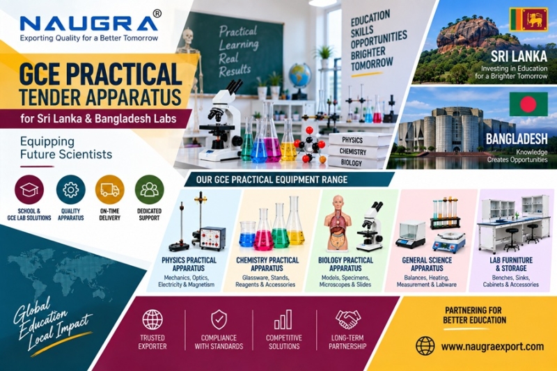 GCE Practical Tender Apparatus for Sri Lanka Bangladesh Labs