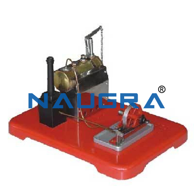 Steam Engine Model With a Boiler - Heat Transfer Training Systems and Heat Lab Engine Trainers for engineering schools