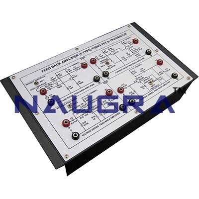 Feedback Amplifiers using FET and Transistors Trainer for Vocational Training and Didactic Labs