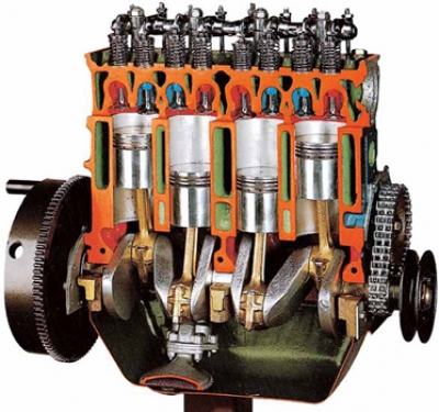 Overhead Valve Engine, with Timing Chain