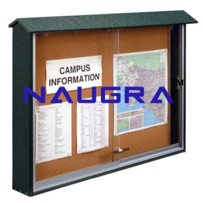Outdoor Display Units Bulletin Board for Whiteboard Lab