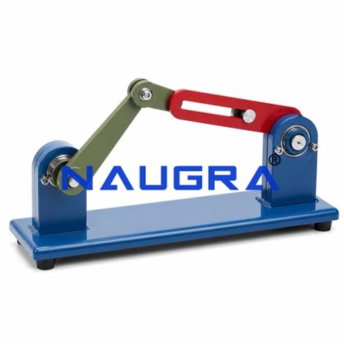 Crank & Slotted Link Mechanism Engineering Training Model for engineering schools