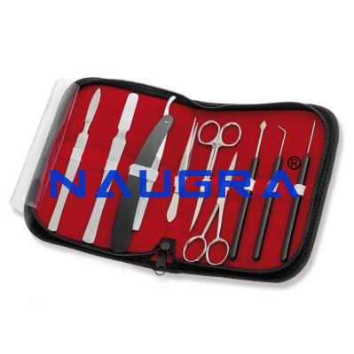 School Science Lab Dissecting Instruments, Deluxe Set Of 14