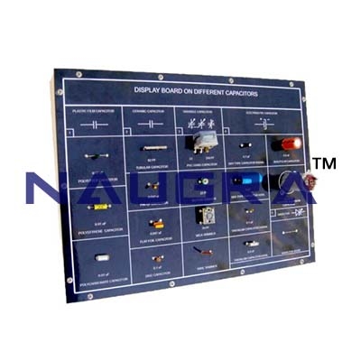 Frequency and Capacitance of a Capacitor Trainer for Vocational Training and Didactic Labs