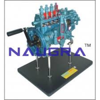 Fuel Supply System Of A Diesel Engine Automobile Engineering Model and Training System for engineering schools