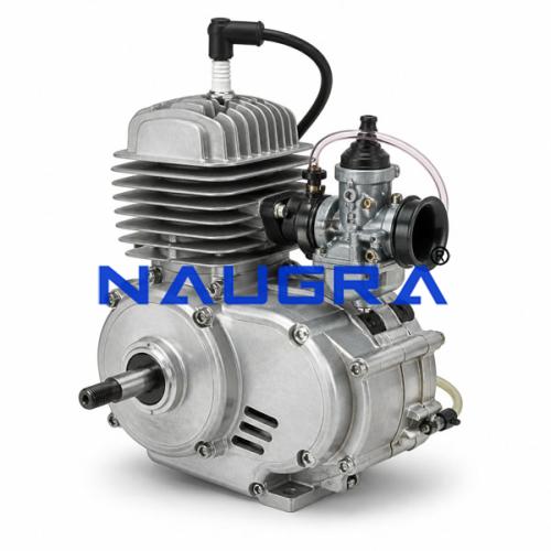 Motorcycle Engine Model, 2-Stroke, with Carburetor