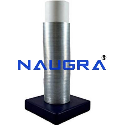 School Science Lab Slinky Spring on Wooden Stand