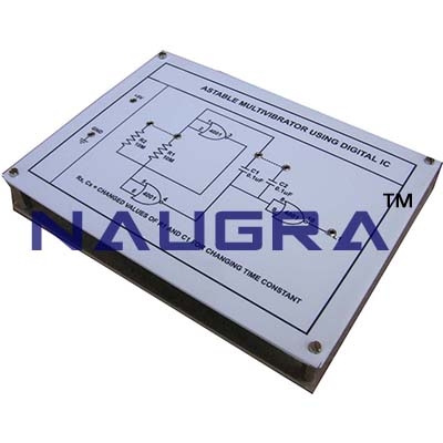 Multivibrators Trainer for Vocational Training and Didactic Labs