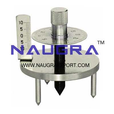 Spherometer for Physics Lab