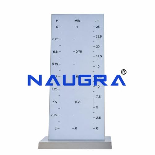 Fineness of Grind Gauge, Hegman Type