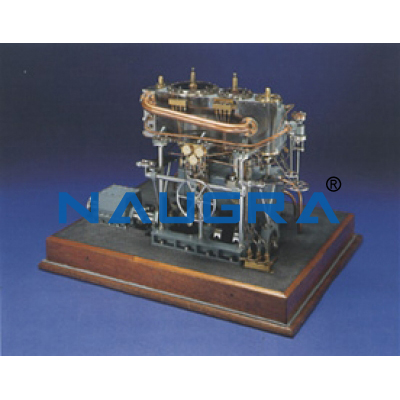 Model of Compound Steam Engine - Heat Transfer Training Systems and Heat Lab Engine Trainers for engineering schools