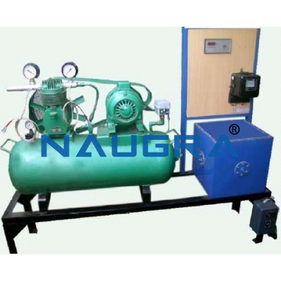 Double Stage Air Compressor Test Rig for engineering schools