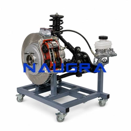 Disc Brake Actual Working Automobile Engineering Model and Training System for engineering schools