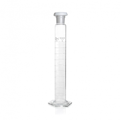 Measuring Cylinder with Interchangeable, Stopper Class-B for Science Lab