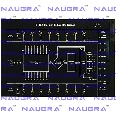 BCD Adder and Subtractor Trainer for Electronics Teaching Labs