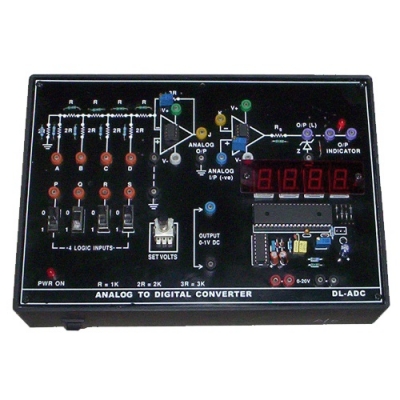 Analog to Digital Converter (A to D) for Vocational Training and Didactic Labs