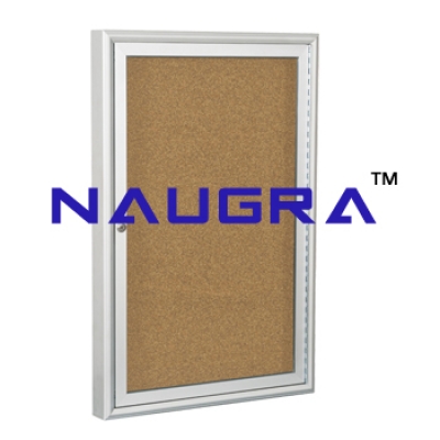 Indoor Enclosed Aluminum Bulletin Boards for Whiteboard Lab