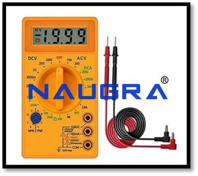 Digital Multimeter (Battery-Operated) with Battery