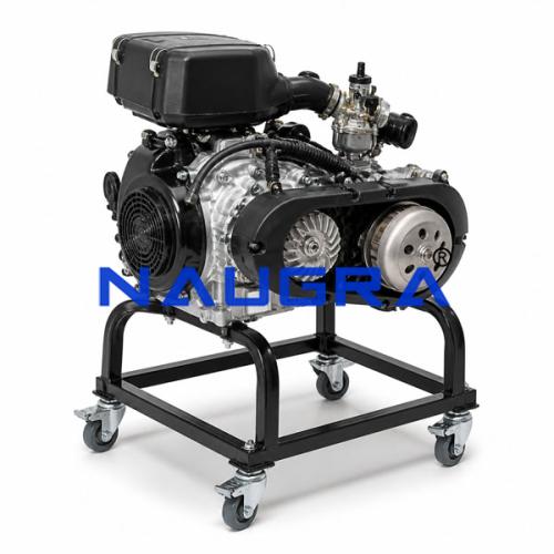 Manual CVT 4 Stroke Single-Cylinder Engine with Carburetor (on stand with wheels)