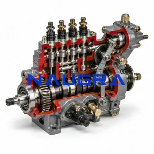Diesel Rotary Injection Pump Cut-Away, Bosch