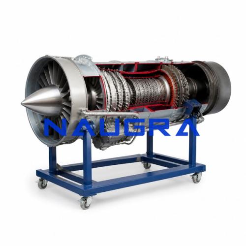 Gas Turbines Or Turbojet Engine Automobile Engineering Model and Training System for engineering schools