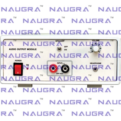 Audio Output Trainer Module for Communication Teaching Labs