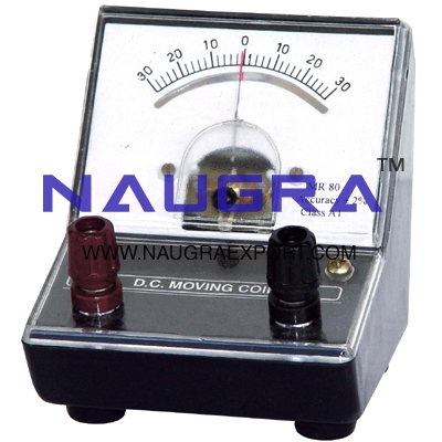 Meter - Moving Coil Milliammeter (Centre Zero) for Physics Lab