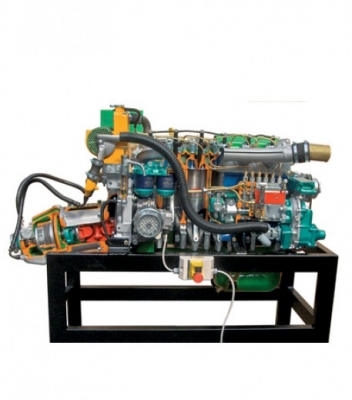 Sectioned Outboard Trainer Engine, 2 cylinderfor engineering schools