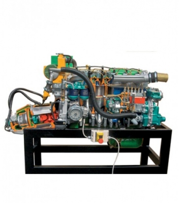Sectioned Outboard Trainer Engine, 6 cylinderfor engineering schools