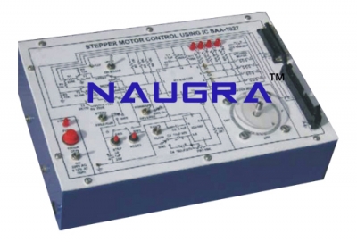 Stepper Motor Control Using IC SAA-1027 Power Electronics Lab Trainer for Vocational Training and Didactic Labs