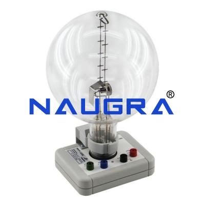 School Science Lab Fine Beam Tube (Neon-Filled) with Connector Base