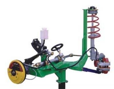 Sectioned Front Suspension Unit Trainer for engineering schools