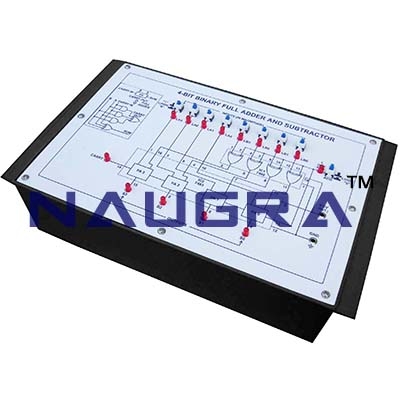 Binary Adder and Subtractor Demonstrator Trainer for Vocational Training and Didactic Labs