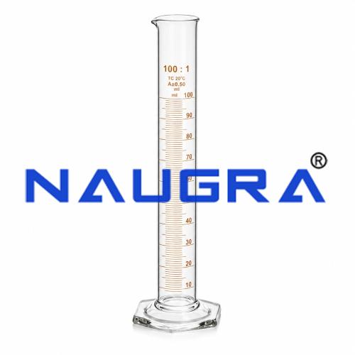 MEASURING CYLINDER PENTAGONAL for Science Lab