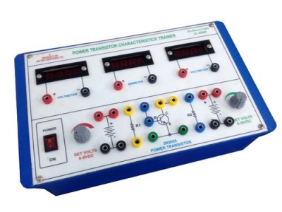 Power Transistor Characteristics for Power Electronics Training Labs for Vocational Training and Didactic Labs