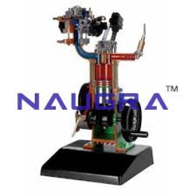 4-stroke Petrol Engine with Mono-jetronic Electronic Injection Model Cutaways  Models for engineering schools