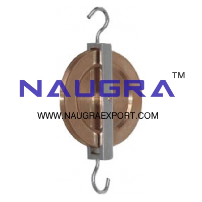 Pulley Single Brass for Physics Lab