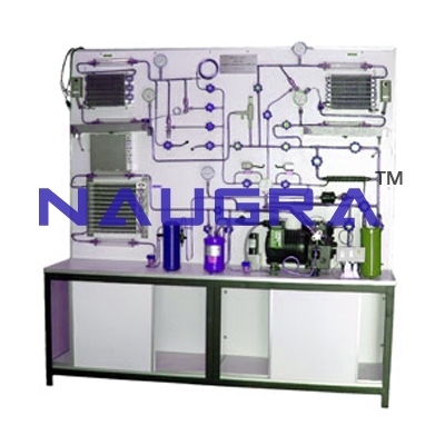 Commercial refrigeration training unit for engineering schools