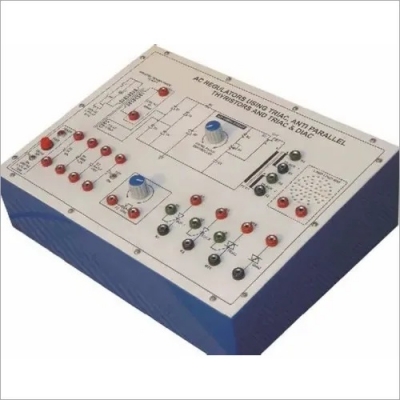 AC Regulators Using Triac, Anti Parallel Thyristor and Triac & Diac for Power Electronics Training Labs for Vocational Training and Didactic Labs