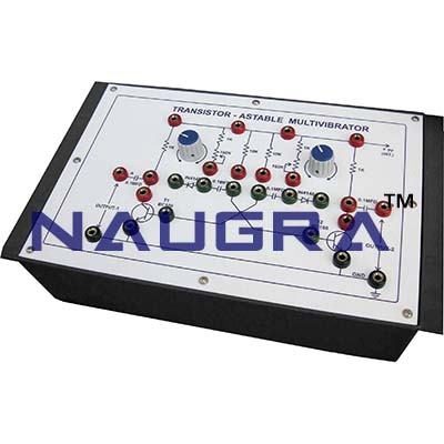 Free Running Multivibrator Trainer for Vocational Training and Didactic Labs