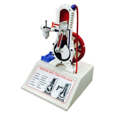 2 Stroke Petrol Engine - Sectional Working Model