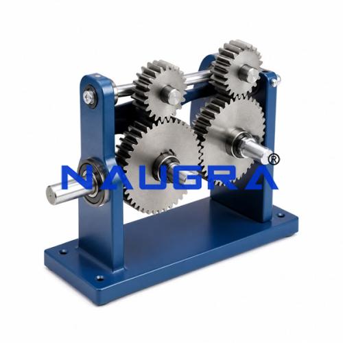 Two Stage Spur Gears Engineering Training Model for engineering schools