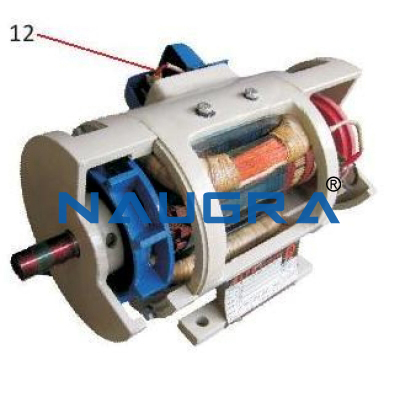 Electrical DC Motor Cut Section