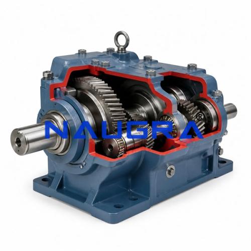 Gearbox Cut-Away, Heavy-Duty, with Reduction Gear
