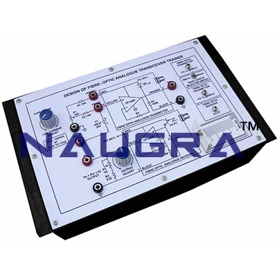 Advanced Fibre Optic Simplex Analogue Transceiver Trainer Trainer for Vocational Training and Didactic Labs