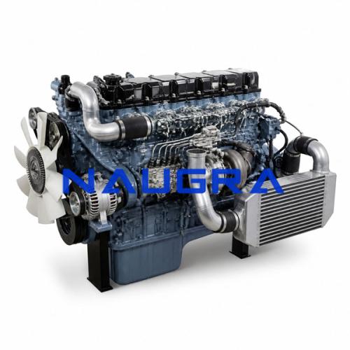 Turbo Diesel Truck Engine, Inline 6, with Intercooler