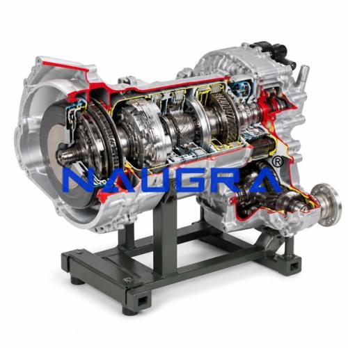 Transmission Cut-Away, Automatic, Four-Wheel Drive, 5 Speed + Reverse