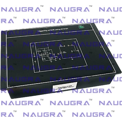 Triggering of SCR using 7421IC Trainer for Power Electronics Teaching Labs