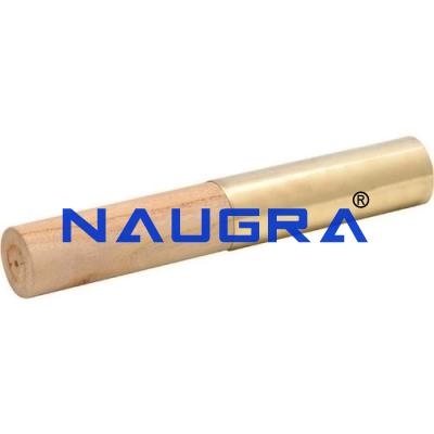 School Science Lab Wood and Metal Cylinder
