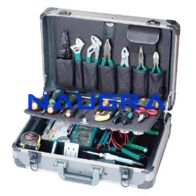 Tool Set for Electrical Works with Tool Box